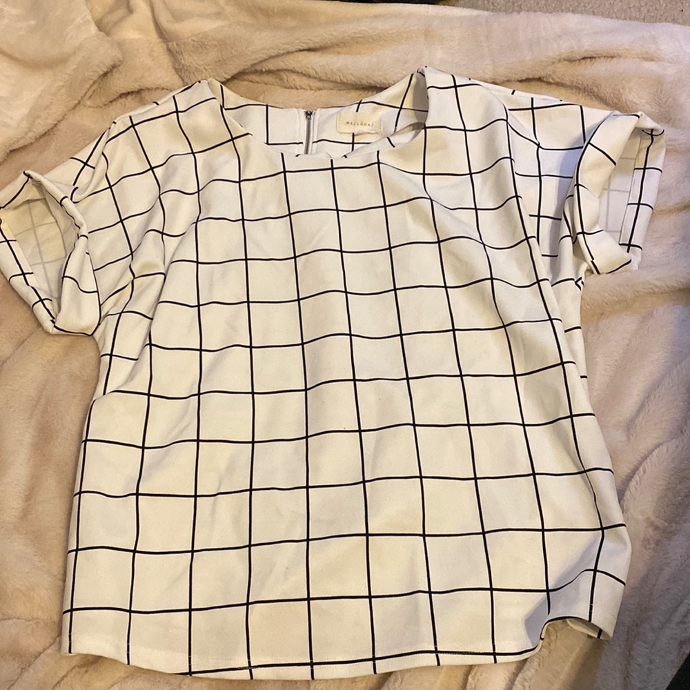 Checkered blouse
